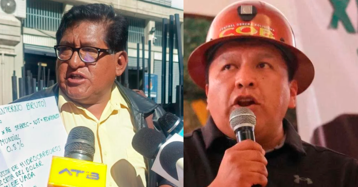 El presidente de la Confederación Nacional de la Micro y Pequeña Empresa de Bolivia (Conamype), Edwin Fernández