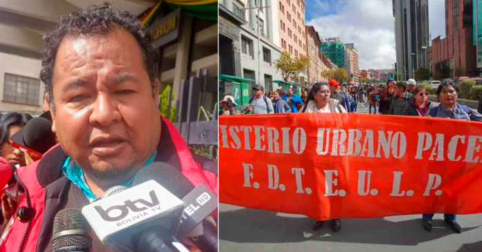 Ejecutivo de la Confederación Sindical de Trabajadores Gremiales. (Composición En Conexión)