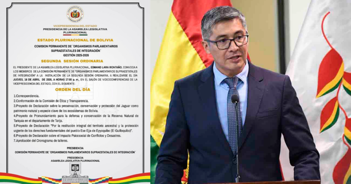 Lara convoca a sesión en el hemiciclo de la ALP: la interpelación al ministro Espinoza está en agenda