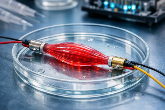 Desarrollan músculo artificial que cambia de forma y se repara tras sufrir daños