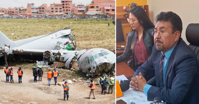 Abogado de uno de los pilotos del avión Hércules. (Foto: RRSS y Captura de video/ Composición: En Conexión)