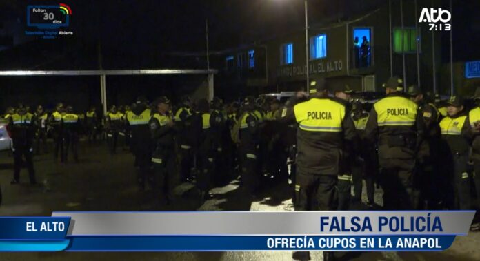 Detienen en El Alto a falsa subteniente que ofrecía cupos en la academia de la Policía