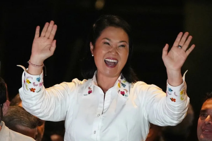 Keiko Fujimori, candidata presidencial del movimiento Fuerza Popular.