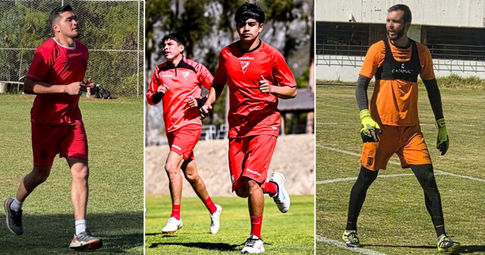 Futbolistas inician entrenamientos. (Imagen: Independiente Petrolero, Always Ready y The Strongest/ Composición: En Conexión)