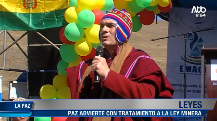 La Ley de Minería garantizará regalías para La Paz, afirma Rodrigo Paz