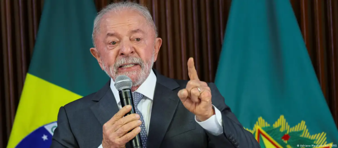 Luiz Inacio Lula da Silva, presidente de Brasil.