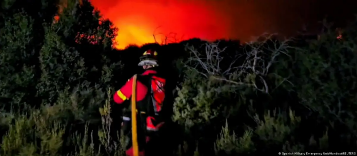 ncendio forestal en el municipio de Orés, en la región de Aragón (norte de España), el 16 de julio de 2026.