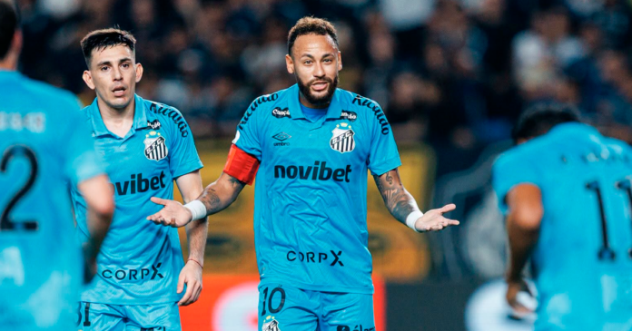 Neymar fue figura en el partido ante Remo. (Imagen: Prensa Santos)