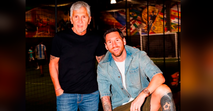 Messi de despidió de sus padre. (Imagen: Instagram)