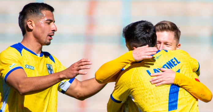 ABB festeja la goleada ante Always Ready. (Prensa ABB)